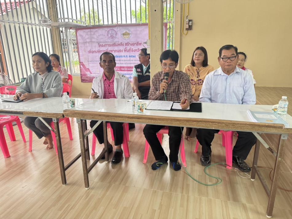 โครงการเสริมพลัง สร้างอาชีพเพื่อคนพิการพึ่งพาตนเองพื้นที่จังหวัดร้อยเอ็ด  หลักสูตรการทำขนมเบเกอรี่ ประจำปีงบประมาณ พ.ศ.2568